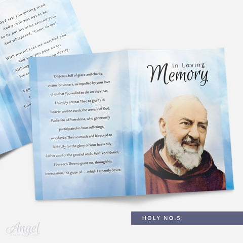 Holy Memorial Card