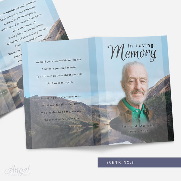 Memorial Card Scenic no.5 Glendalough