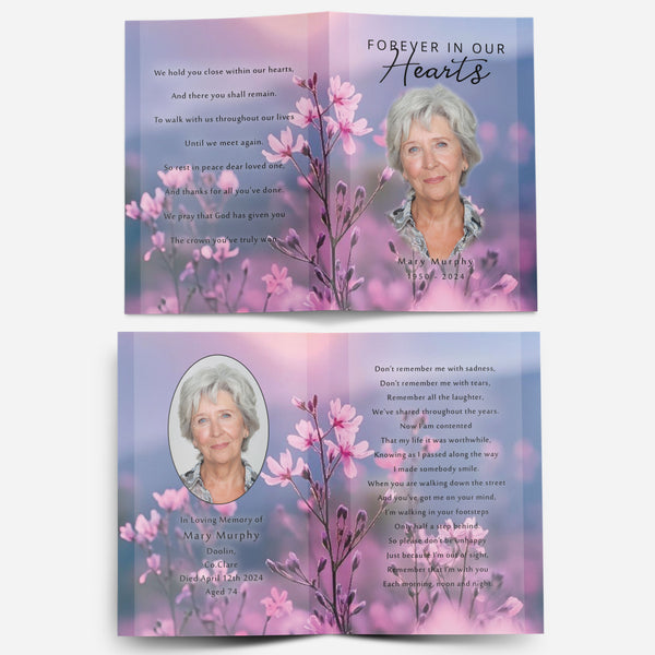 Memorial Card Flower no.16