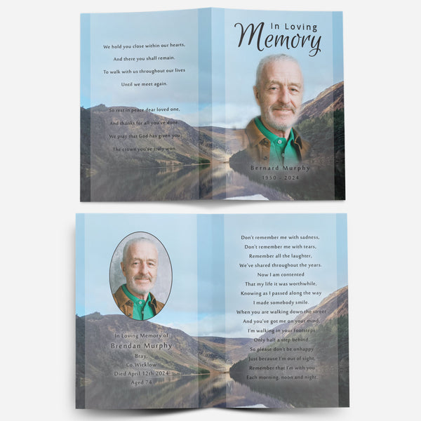 Memorial Card Scenic no.5 Glendalough