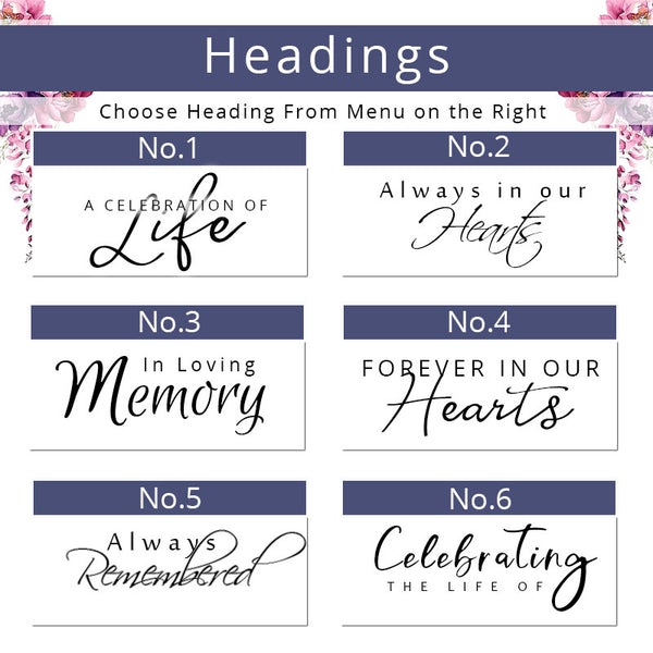 Memorial Card Scenic no.1