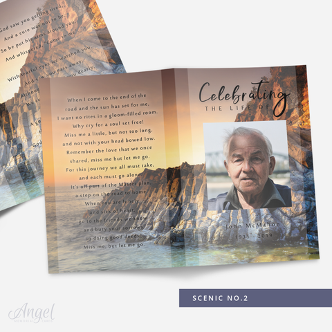 Memorial Card Scenic no.2