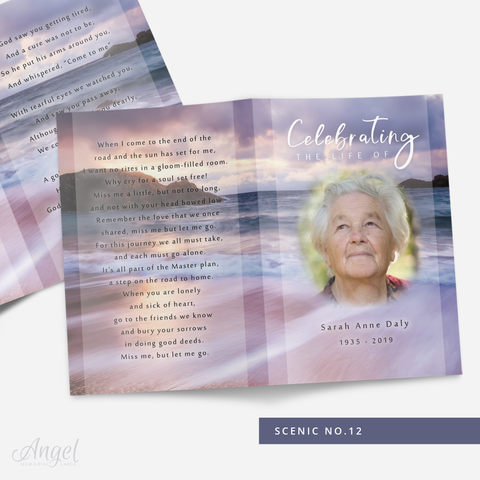 Memorial Card Scenic no.12