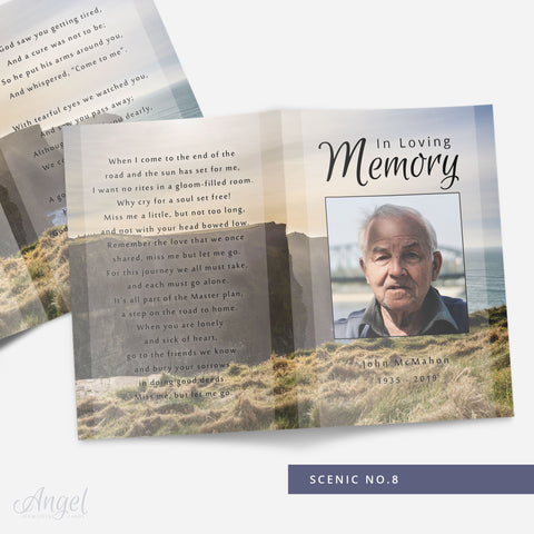 Memorial Card Scenic no.8