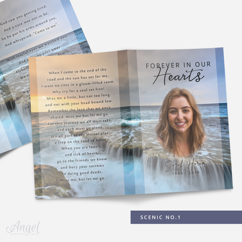 Ocean Memorial Card