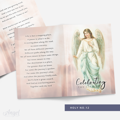 Angel Memorial Card