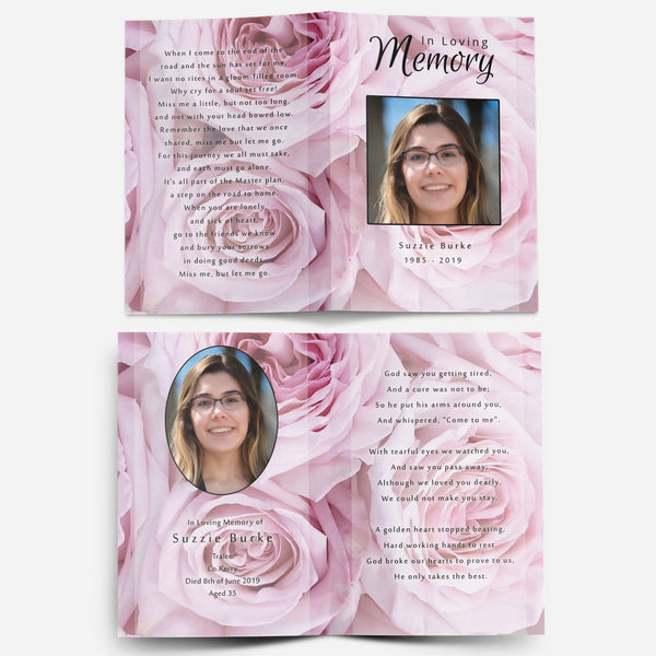 Memorial Card Flower no.1