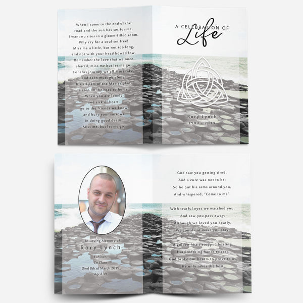 Celtic Memorial Card