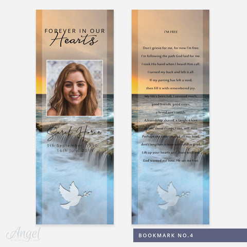 Memorial Bookmark Ocean